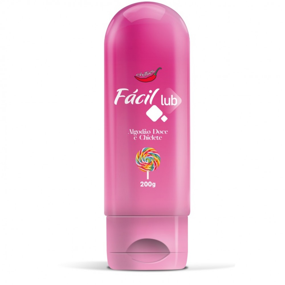 FACIL LUB GEL LUBRIFICANTE 200GR O Fácil Lub é um maravilhoso gel lubrificante íntimo beijável à base de água da Chillies, perfeito para quem deseja prazer intenso e confortável durante a relação sexual! FACIL LUB GEL LUBRIFICANTE 200GR