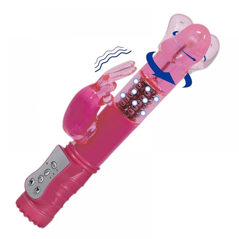 VIBRADOR ROTATIVO JACK RABBIT Vibrador rotativo com plug lateral. VIBRADOR ROTATIVO JACK RABBIT