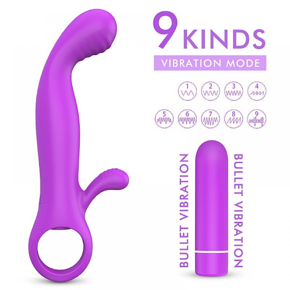 VIBRADOR PONTO G E CLITORIS ORIFINGER 6226
