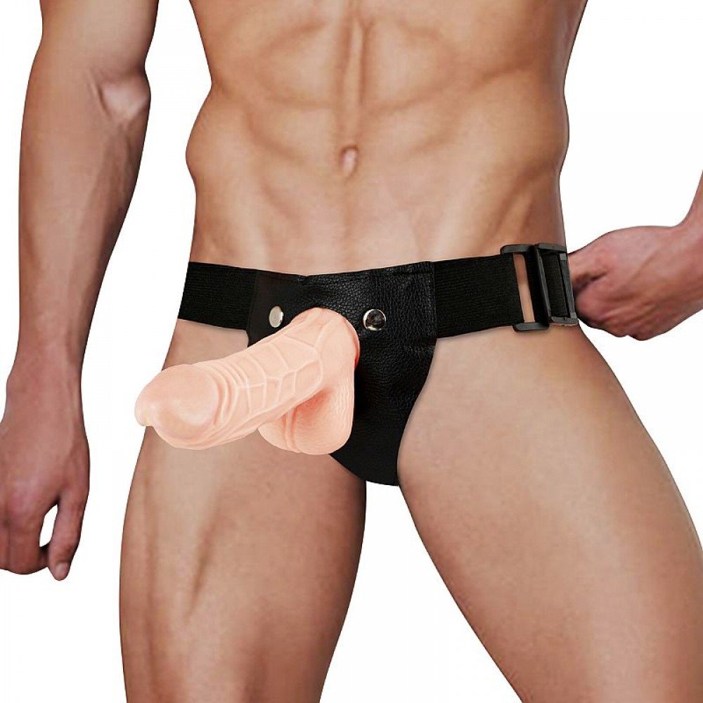 CAPA PENIANA COM CINTA WEAR PENIS 7585 Capa Peniana realística em formato de pênis com cinta que se adapta a qualquer grossura de perna e quadril. CAPA PENIANA COM CINTA WEAR PENIS 7585