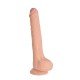 PENIS REALISTICO ULTRA COM VENTOSA 7639 Prótese realística em forma de pênis, confeccionado em TPE possui glande definida,textura de veias, escroto e ventosa para penetrações em ângulo reto. PENIS REALISTICO ULTRA COM VENTOSA 7639