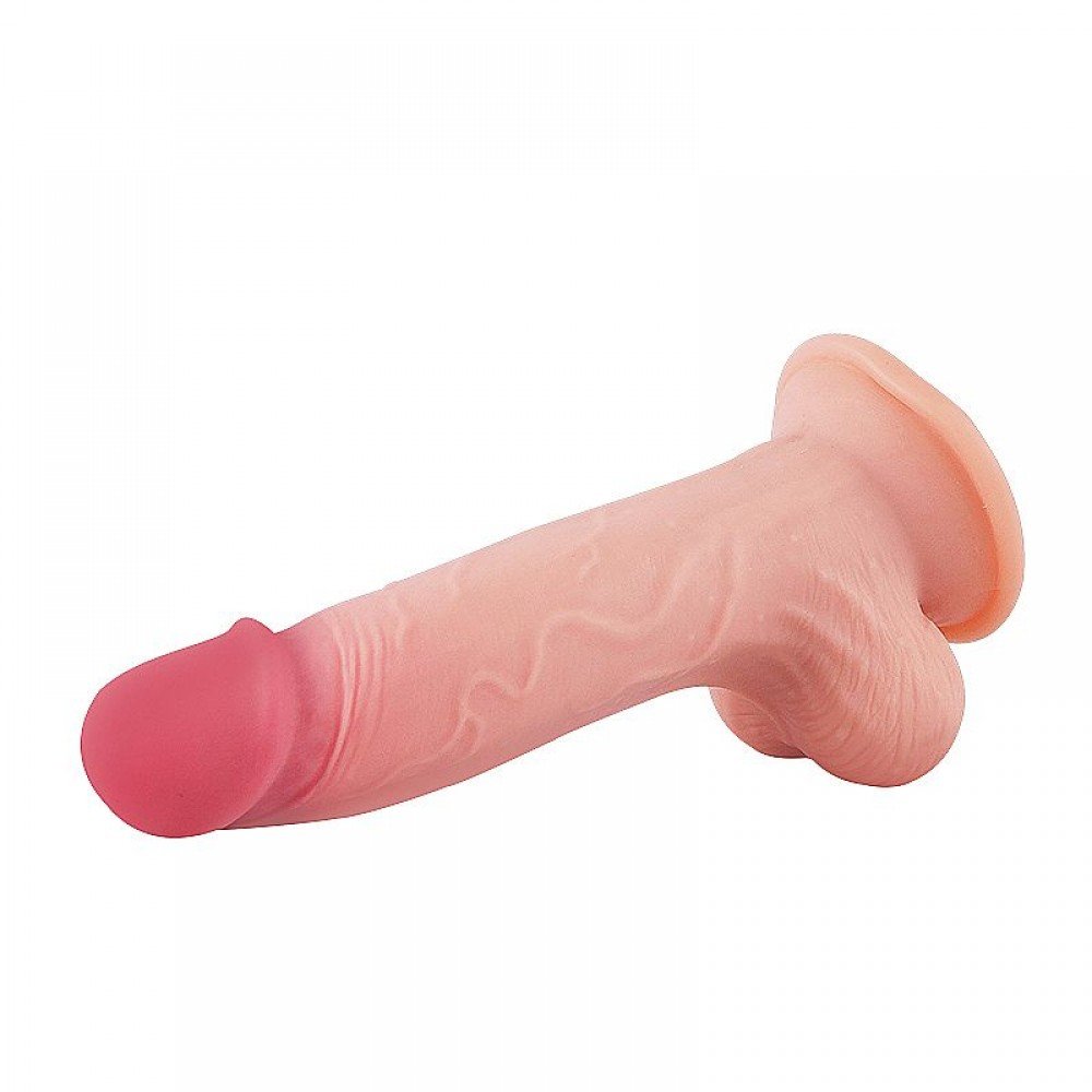 PROTESE SUPER REALISTICA DUPLA CAMADA COM VENTOSA 7979 Prótese realística em formato de pênis dupla camada, confeccionado em PVC possui glande definida,textura de veias, escroto e ventosa para penetrações em ângulo reto. PROTESE SUPER REALISTICA DUPLA CAMADA COM VENTOSA 7979
