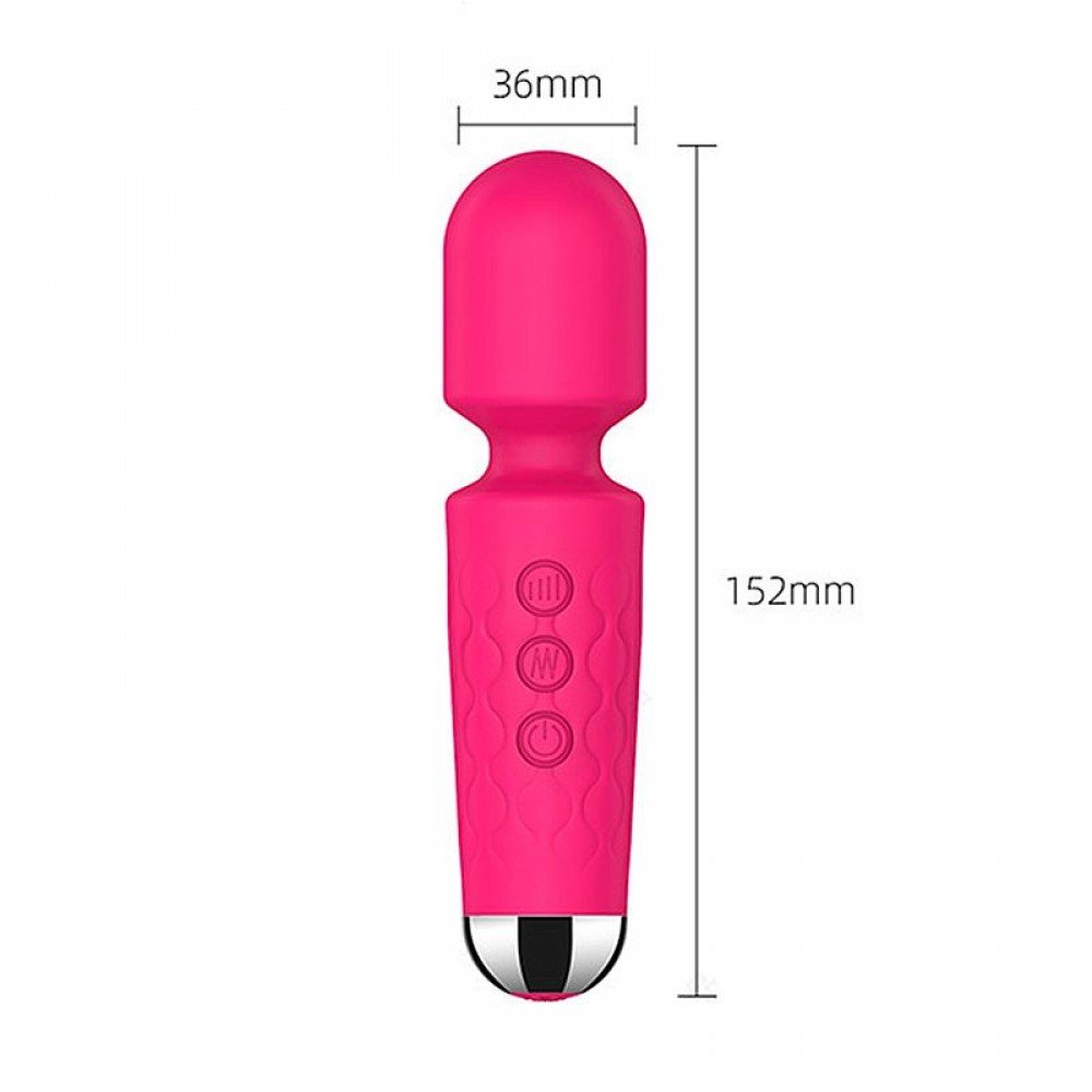 VARINHA MAGICA STACY MINI 8316 Vibrador tipo varinha mágica. VARINHA MAGICA STACY MINI 8316