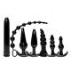 KIT PLUG COM PERSONAL 8389 Kit plug anal, o kit possui 1 Personal, 6 plugs cada plug tem um tamanho e diâmetro diferente. KIT PLUG COM PERSONAL 8389