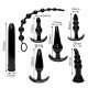 KIT PLUG COM PERSONAL 8389 Kit plug anal, o kit possui 1 Personal, 6 plugs cada plug tem um tamanho e diâmetro diferente. KIT PLUG COM PERSONAL 8389