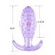 PLUG ANAL EM SILICONE COM TEXTURA DE BOLINHA 8451 Plug anal feito de um material macio e consistente com base que facilita o manuseio. PLUG ANAL EM SILICONE COM TEXTURA DE BOLINHA 8451