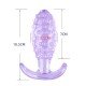 PLUG ANAL EM SILICONE COM TEXTURA DE BOLINHA 8452 Plug anal feito de um material macio e consistente com base que facilita o manuseio. PLUG ANAL EM SILICONE COM TEXTURA DE BOLINHA 8452