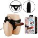 CAPA PENIANA COM CINTA E VIBRO 8533 Cinta para prótese realística com ventosa - cinta com alça elástica que se adapta a qualquer grossura de perna e quadril. CAPA PENIANA COM CINTA E VIBRO 8533