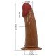 CAPA PENIANA COM CINTA E VIBRO 8533 Cinta para prótese realística com ventosa - cinta com alça elástica que se adapta a qualquer grossura de perna e quadril. CAPA PENIANA COM CINTA E VIBRO 8533