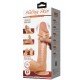 PENIS REALISTICO COM VERTEBRA E VIBRO 8543 Pênis realístico com dupla camada, confeccionado em silicone. PENIS REALISTICO COM VERTEBRA E VIBRO 8543