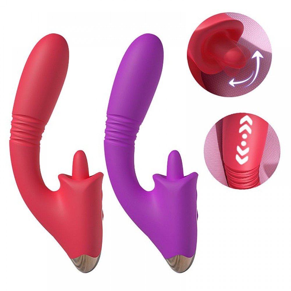 VIBRADOR CONDICE PONTO G E CLITORIS 8585 Ponto g e clitóris com estimulação de língua - Possui 9 modos de vibração e vai e vem e 9 modos de estímulo de língua. VIBRADOR CONDICE PONTO G E CLITORIS 8585