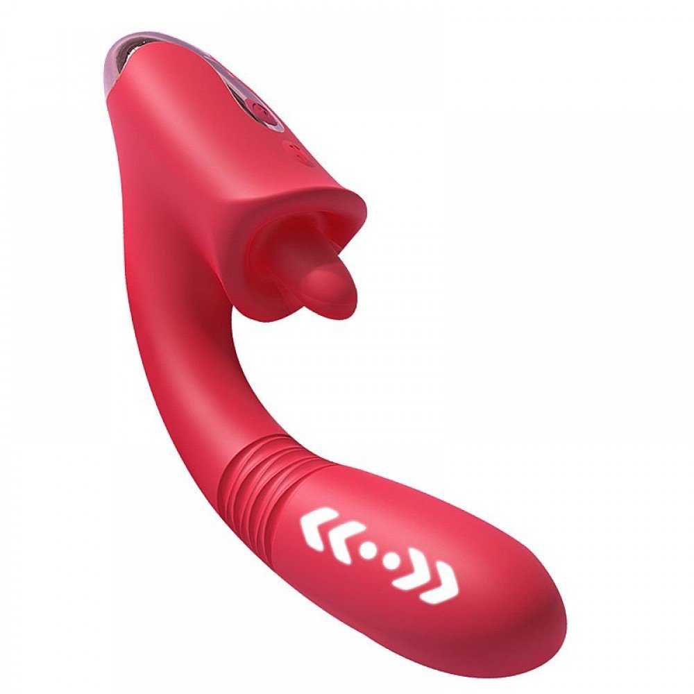 VIBRADOR CONDICE PONTO G E CLITORIS 8585 Ponto g e clitóris com estimulação de língua - Possui 9 modos de vibração e vai e vem e 9 modos de estímulo de língua. VIBRADOR CONDICE PONTO G E CLITORIS 8585