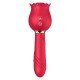 VIBRADOR COM PULSAÇÃO ROSA CARMIM 8881 Vibrador de Ponto G e Clitóris / Rosa com Pulsação - Carmim - SIVibrador de ponto G e clitóris com formato de Rosa - 12 modos de pulsação. VIBRADOR COM PULSAÇÃO ROSA CARMIM 8881