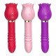 VIBRADOR ROSA COM PULSAÇÃO E VAI E VEM CHRISTINE 8883 Vibrador de ponto G e clitóris com formato de Rosa - 12 modos de pulsação. VIBRADOR ROSA COM PULSAÇÃO E VAI E VEM CHRISTINE 8883