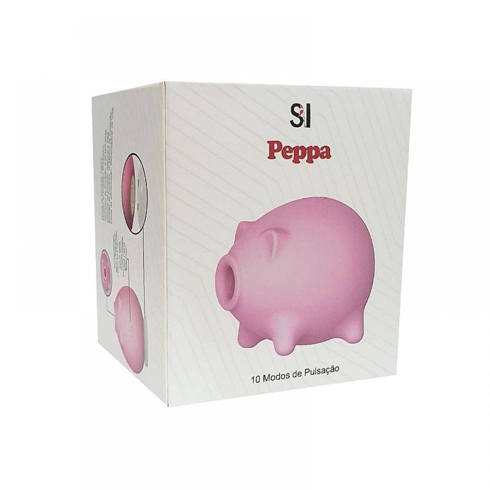 VIBRADOR PEPA PORQUINHO 9062 Vibrador feito em material macio de toque agradável e fácil limpeza. VIBRADOR PEPA PORQUINHO 9062