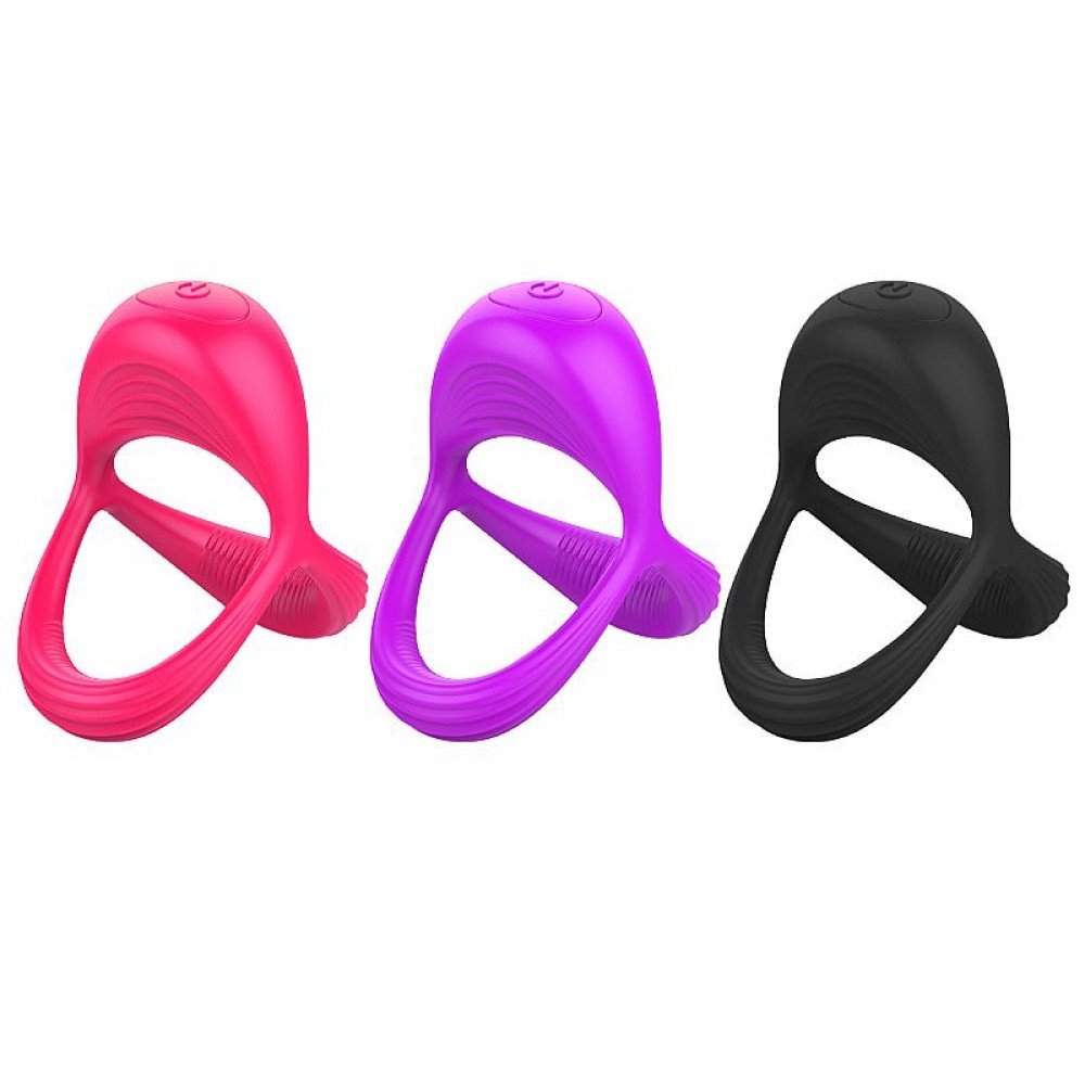 ANEL PENIANO DUPLO COM VIBRO PRETO Anel Peniano com estimulador de clitóris, fabricado em silicone, material macio e suave ao toque, com anel para escroto. ANEL PENIANO DUPLO COM VIBRO PRETO