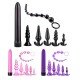 KIT PLUG COM PERSONAL 8389 Kit plug anal, o kit possui 1 Personal, 6 plugs cada plug tem um tamanho e diâmetro diferente. KIT PLUG COM PERSONAL 8389