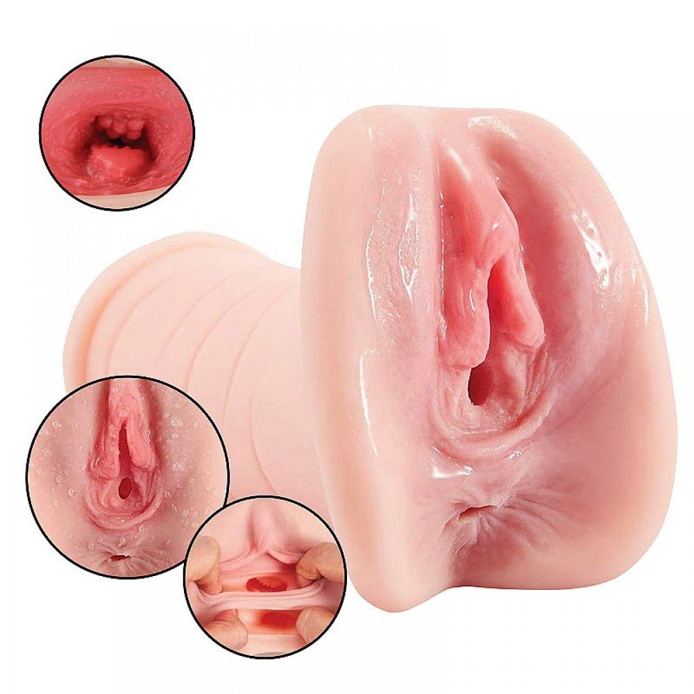 MASTUBADOR VAGINA E ANUS 6520 Masturbador feito em formato de Vagina e Ânus, pensado para trazer o máximo de prazer e uma sensação bem real durante seu uso. MASTUBADOR VAGINA E ANUS 6520