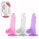 PENIS REALIASTICO TRANSPARENTE COM VENTOSA 8339 Pênis realístico confeccionado em TPE transparente, possui glande definida, textura de veias, para penetrações em ângulo reto, com ventosa. PENIS REALIASTICO TRANSPARENTE COM VENTOSA 8339