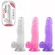 PENIS TRANSPARENTE COM VENTOSA VELTY 8340 Pênis realístico confeccionado em TPE transparente, possui glande definida, textura de veias, para penetrações em ângulo reto, com ventosa. PENIS TRANSPARENTE COM VENTOSA VELTY 8340