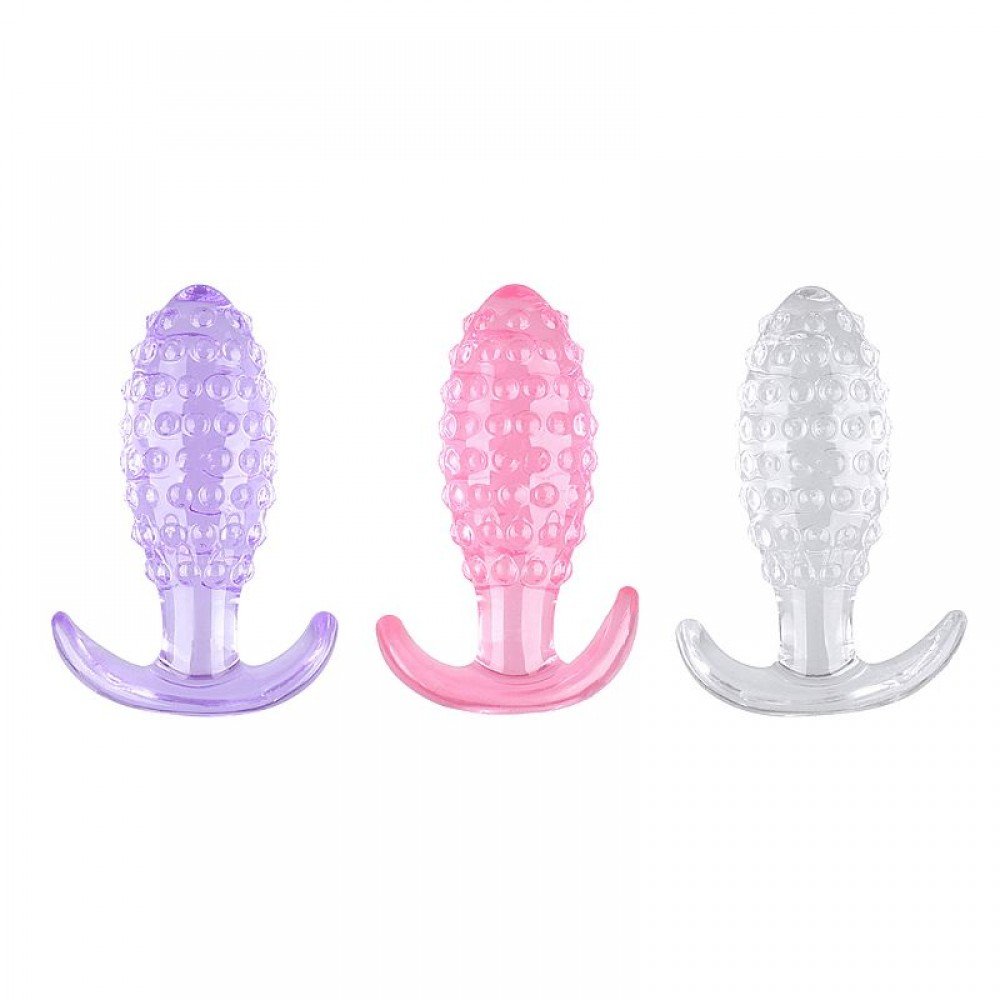 PLUG ANAL EM SILICONE COM TEXTURA DE BOLINHA 8451 Plug anal feito de um material macio e consistente com base que facilita o manuseio. PLUG ANAL EM SILICONE COM TEXTURA DE BOLINHA 8451