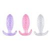 PLUG ANAL EM SILICONE COM TEXTURA DE BOLINHA 8451