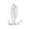 PLUG ANAL EM SILICONE COM TEXTURA DE BOLINHA 8452