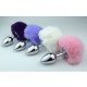 PLUG ANAL POMPOM DE COELHO TAMANHO M 7061 Plug Anal em Aço Pompom de Coelho - Sexy Import É um Plug Anal confeccionado em aço inoxidável polido à mão, possui forma cônica que proporciona sensaçõesde prazer para quem utiliza. PLUG ANAL POMPOM DE COELHO TAMANHO M 7061