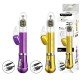 ROTATIVO COELHO CROMADO RECAREGAVEL COM VAI E VEM 8432 Vibrador Rotativo, feito em material macio e de fácil limpeza. ROTATIVO COELHO CROMADO RECAREGAVEL COM VAI E VEM 8432