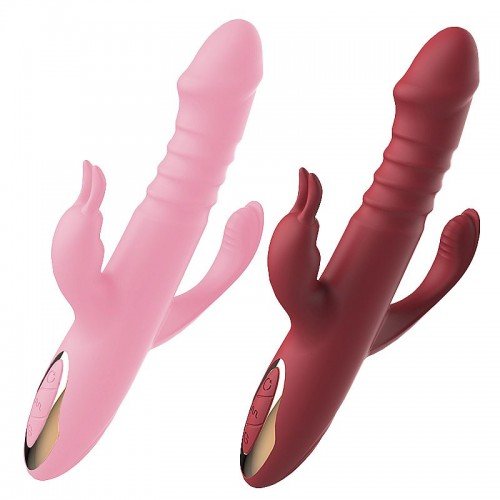 VIBRADOR BORN PONTO G E CLITORIS COM VAI E VEM 8244 
