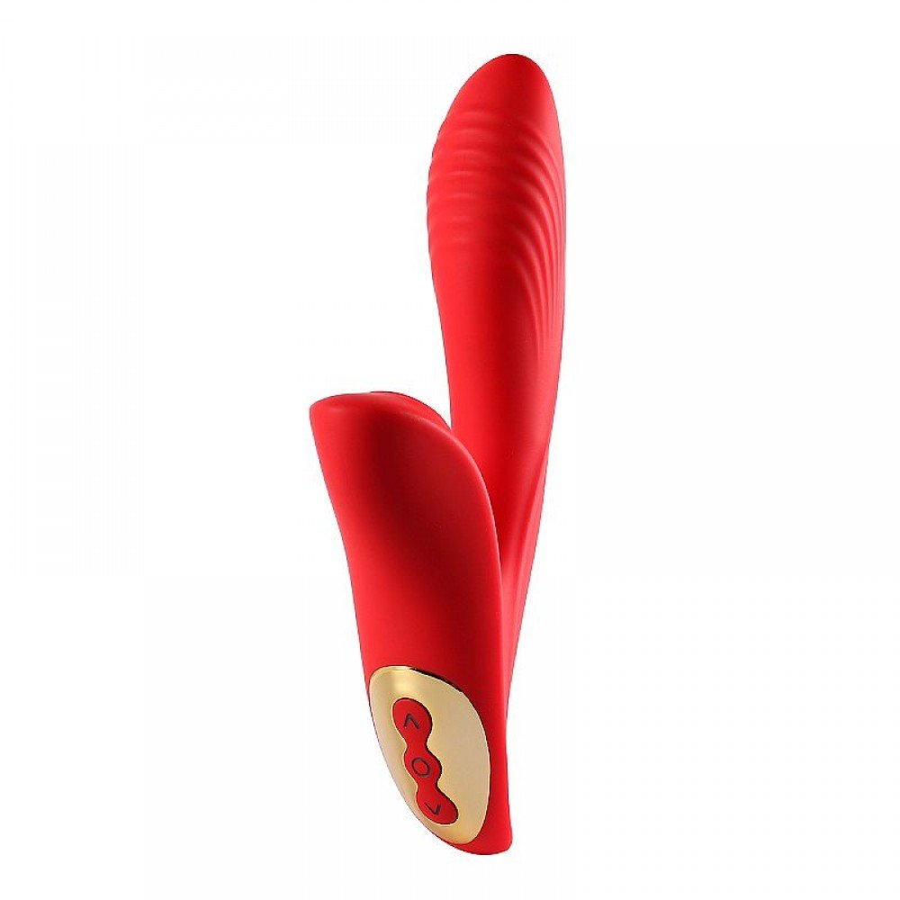 VIBRADOR PONTO G E CLITORIS ANGEL 7806 Um excelente produto para quem busca um vibrador com mais opções que os convencionais. VIBRADOR PONTO G E CLITORIS ANGEL 7806
