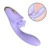 VIBRADOR PONTO G E CLITORIS VIOLA 8586 VIBRADOR PONTO G E CLITORIS VIOLA 8586