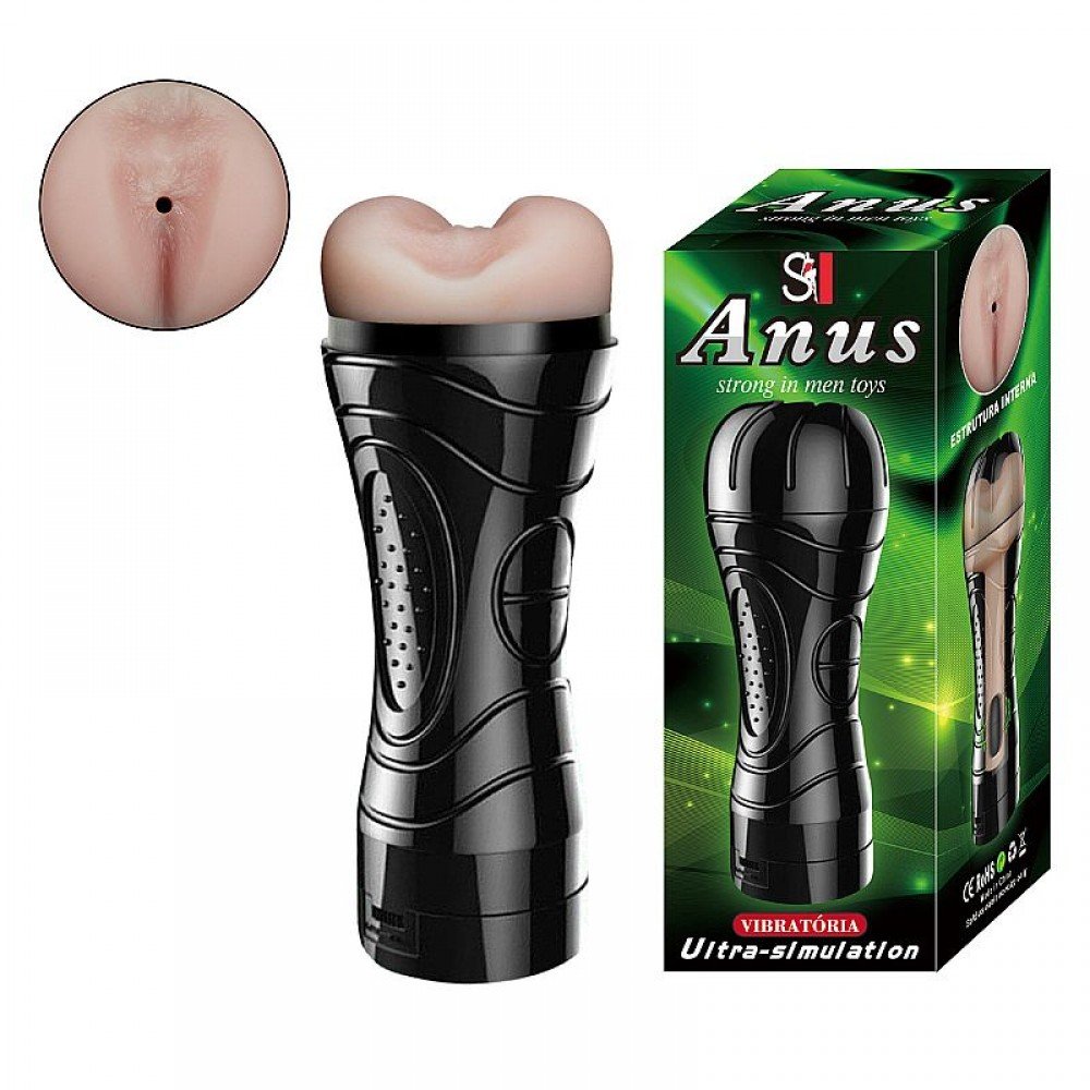 MASTURBADOR LANTERNA ANUS EM CYBERSKIN COM VIBRO