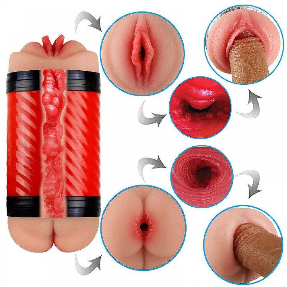MASTURBADOR LANTERNA VAGINA E ANUS Masturbado Masculino Lanterna Cyberskin, em formato de vagina e Anûs. MASTURBADOR LANTERNA VAGINA E ANUS