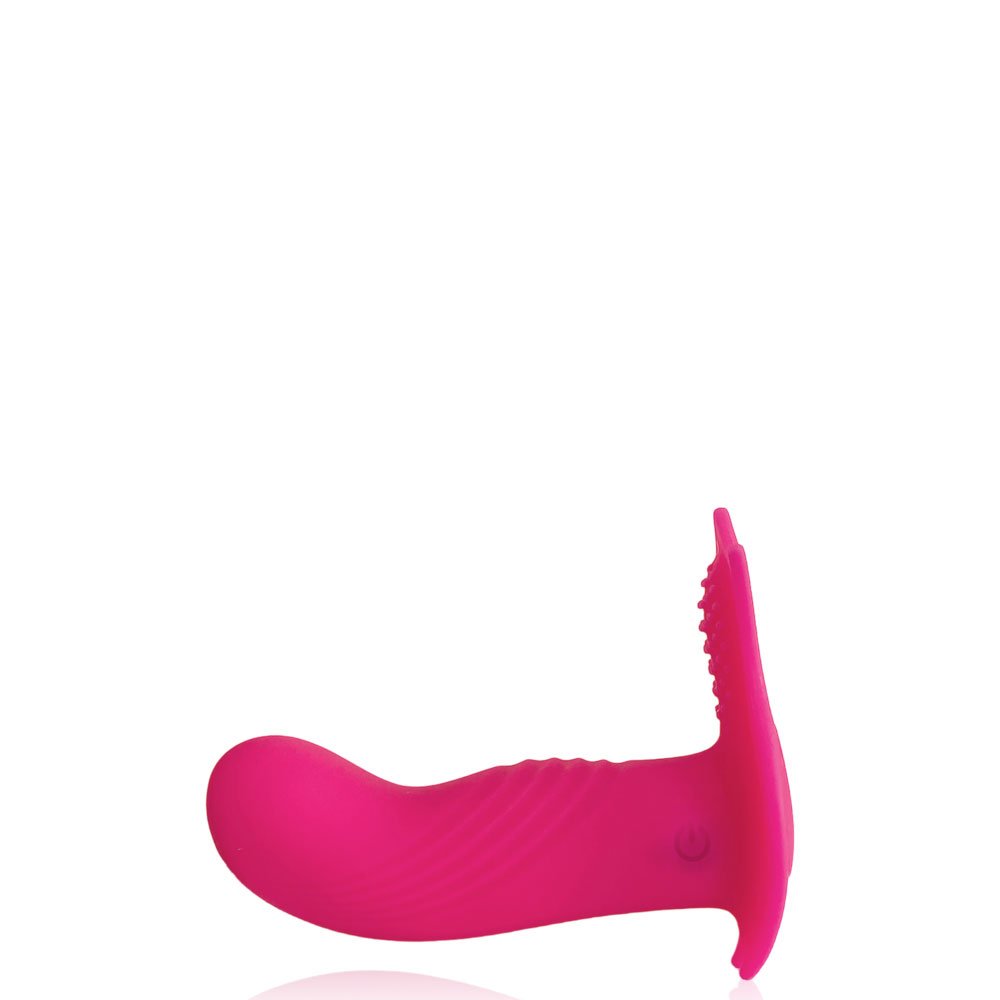 VIBRADOR CLITORIANO COM PENETRADOR CROWN Estimulador Clitoriano Recarregável com PenetradorEstimulador clitoriano recarregável com penetrador. VIBRADOR CLITORIANO COM PENETRADOR CROWN