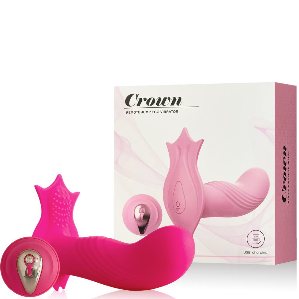 VIBRADOR CLITORIANO COM PENETRADOR CROWN Estimulador Clitoriano Recarregável com PenetradorEstimulador clitoriano recarregável com penetrador. VIBRADOR CLITORIANO COM PENETRADOR CROWN