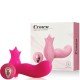 VIBRADOR CLITORIANO COM PENETRADOR CROWN Estimulador Clitoriano Recarregável com PenetradorEstimulador clitoriano recarregável com penetrador. VIBRADOR CLITORIANO COM PENETRADOR CROWN