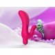 VIBRADOR PONTO G COM ESTIMULADOR DE CLITORIS Feito em puro silicone atóxico. VIBRADOR PONTO G COM ESTIMULADOR DE CLITORIS