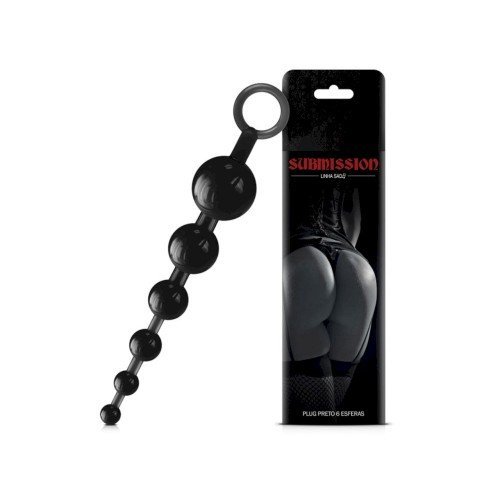 PLUG ANAL 6 ESFERAS SUBIMISSION - SEXY FANTASY EL001