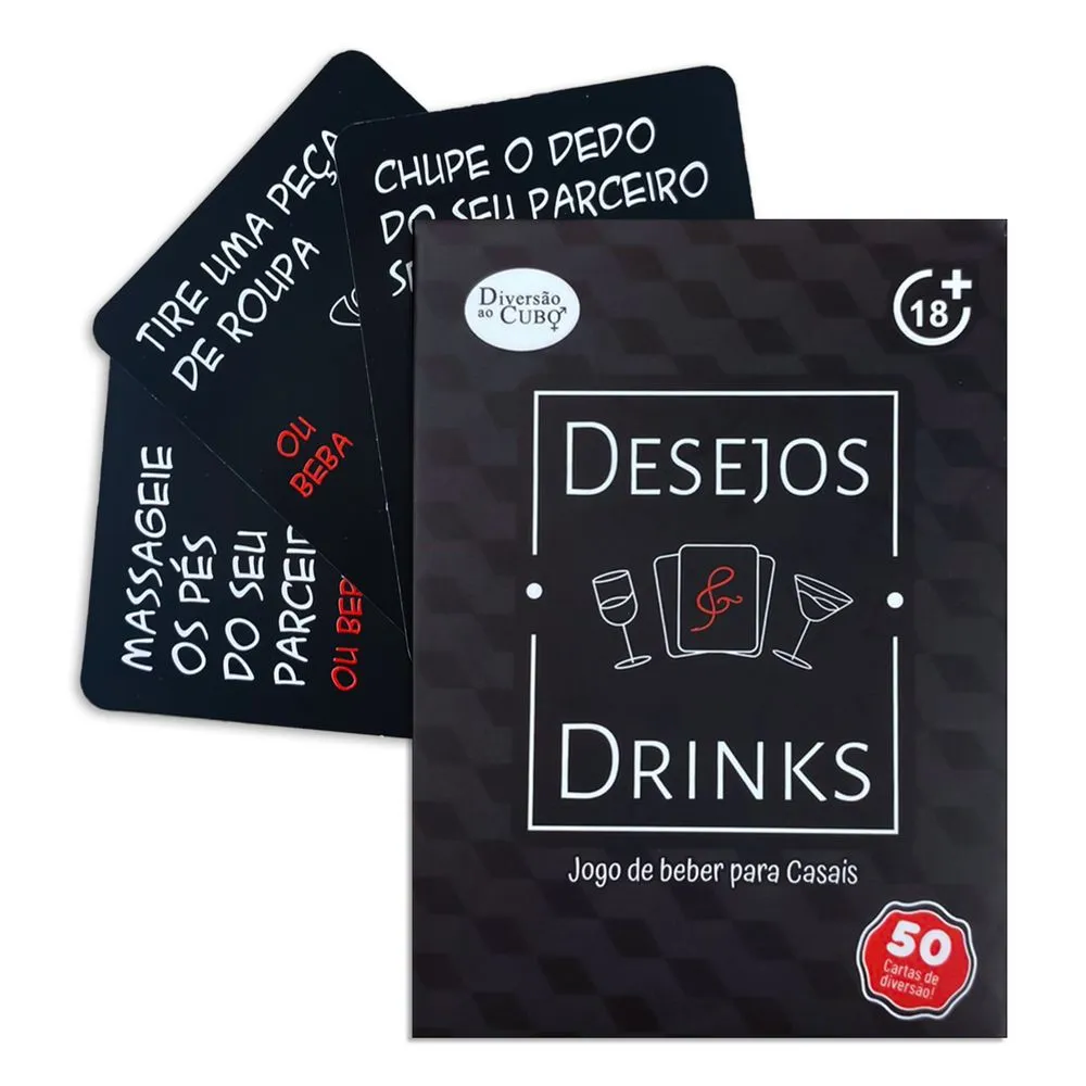 DESEJOS E DRINKS JOGO DE CARTAS BDD-01 O que é? DESEJOS E DRINKS JOGO DE CARTAS BDD-01