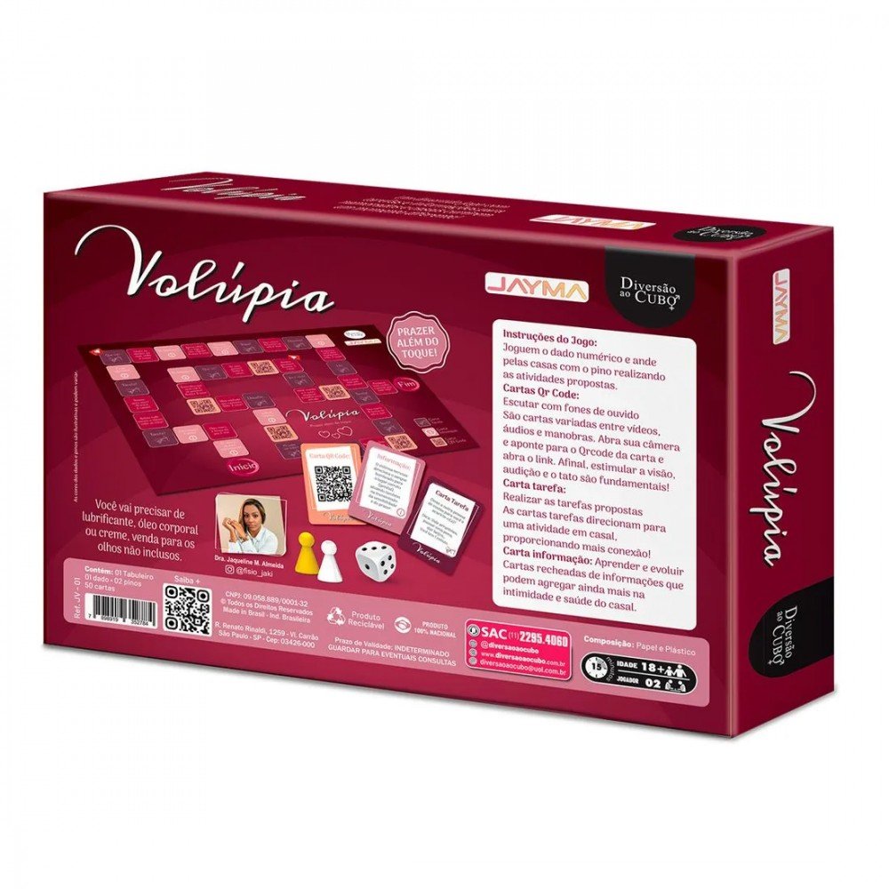 JOGO DE TABULEIRO VOLUPIA JV01