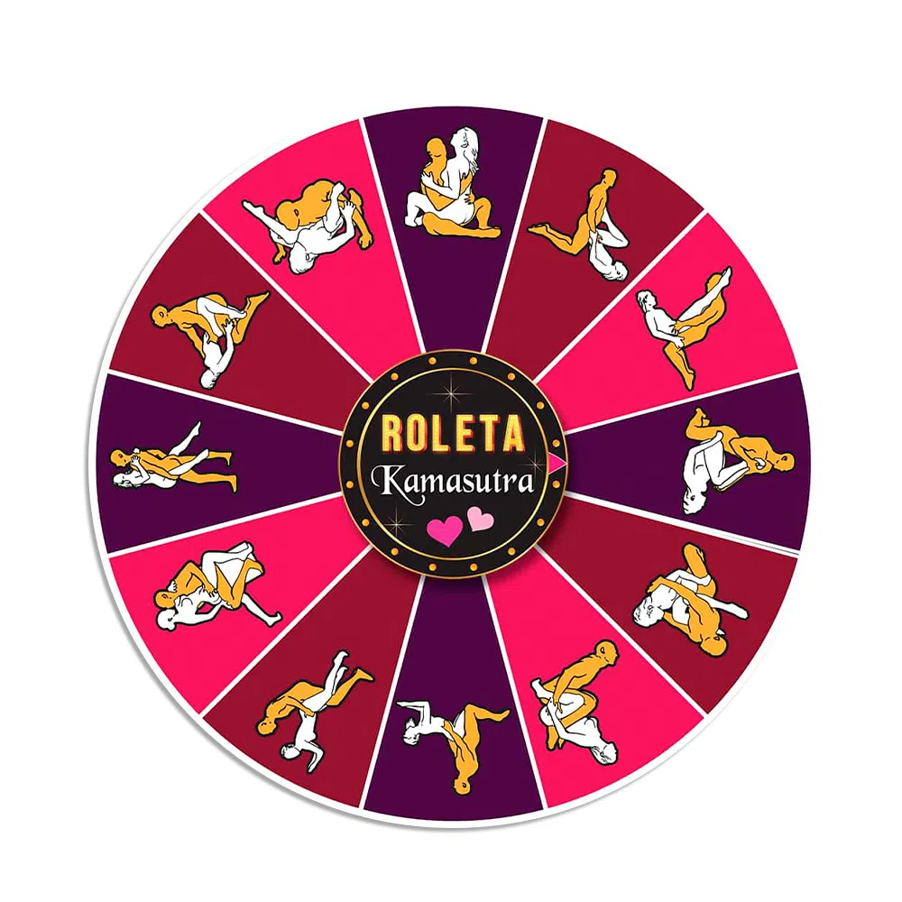 ROLETA KAMASUTRA Seu quarto vai pegar fogo com a Roleta Kamasutra. ROLETA KAMASUTRA