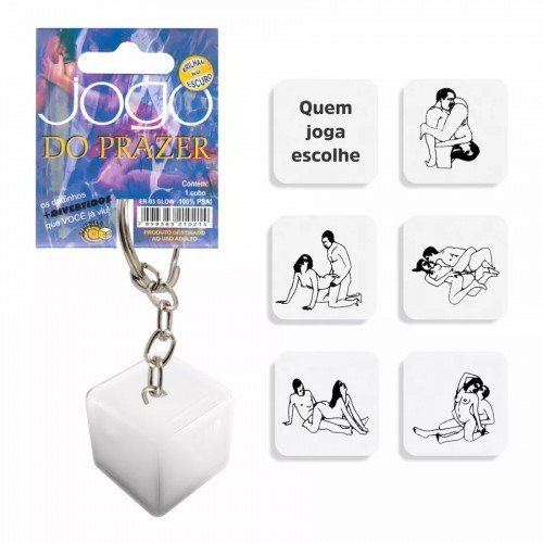 DADO CHAVEIRO JOGO DO PRAZER ER03