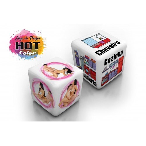 DADO JOGO DO PRAZER HOT COLOR 