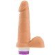 PRÓTESE VIBRADOR INTERNO COM ESCROTO 14 X 4CM PC026