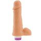 PRÓTESE VIBRADOR INTERNO COM ESCROTO 18 X 4CM PC028