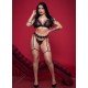 CONJUNTO ROLITE C/ GUIPIR PRETO O Conjunto Rolite Com Guipir, é o que faltava para tornar suas preliminares ainda mais picantes. CONJUNTO ROLITE C/ GUIPIR PRETO