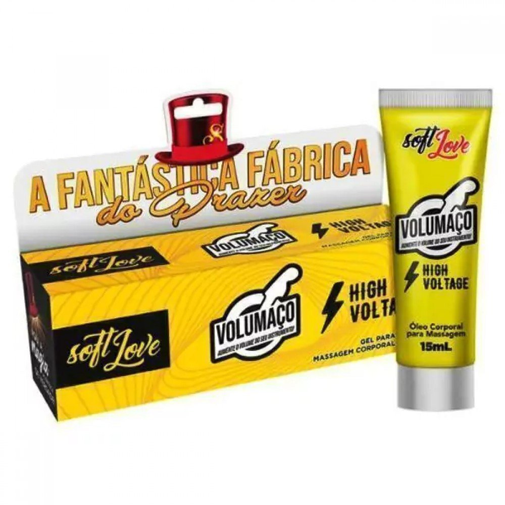 VOLUMAÇO HIGH VOLT ELETRIZANTE 15ML O O gel Volumaço High Voltagem da SOFT LOVE. VOLUMAÇO HIGH VOLT ELETRIZANTE 15ML