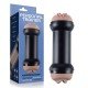 MASTURBADOR LANTERNA - VAGINA E BOCA EM CYBERSKIN Masturbador duplo Boca e vaginal em formato de halteres, confeccionado em TPR. MASTURBADOR LANTERNA - VAGINA E BOCA EM CYBERSKIN