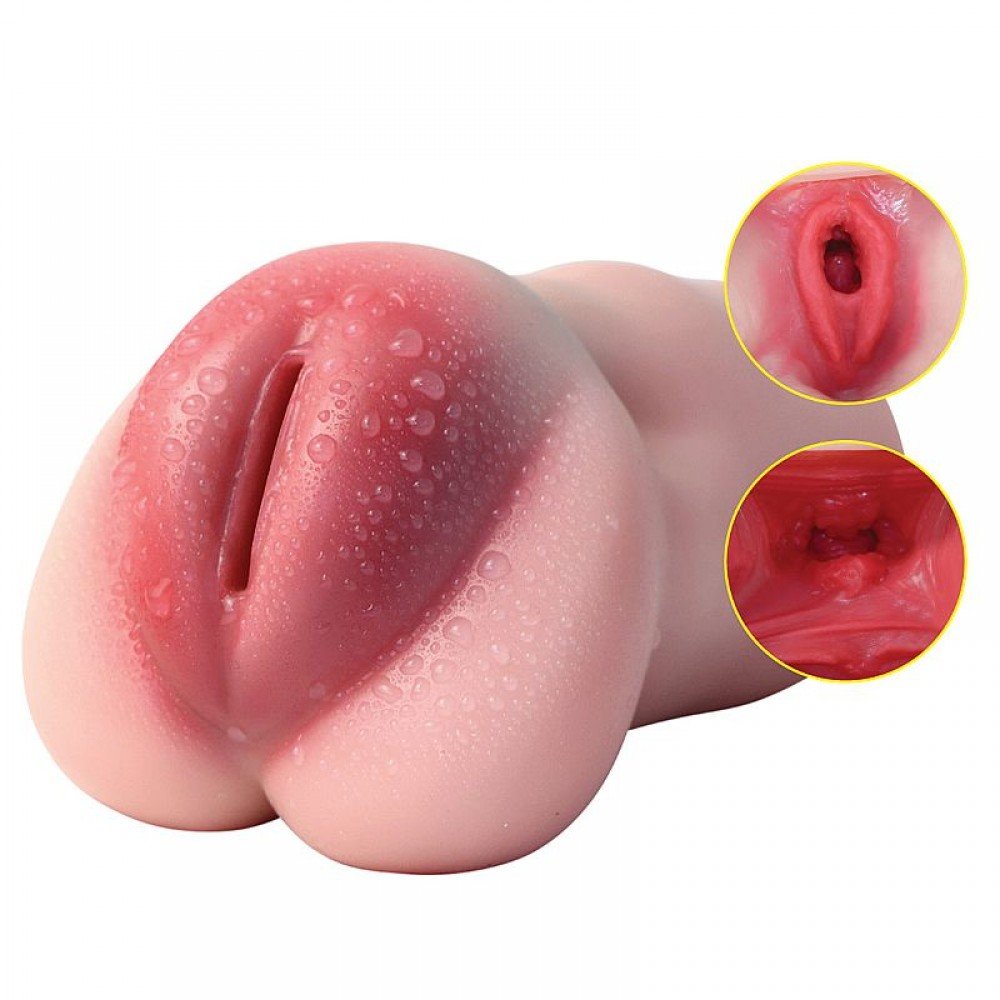 MASTURBADOR VAGINA - SHY LADY Masturbador Masculino Cyberskin em formato de lanterna com Vagina com textura na sua parte interna para maior estimulação durante o uso, Resistente à água. MASTURBADOR VAGINA - SHY LADY